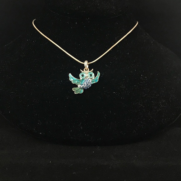 Twilight the owl Pendant & Necklace - Picture 2 of 4